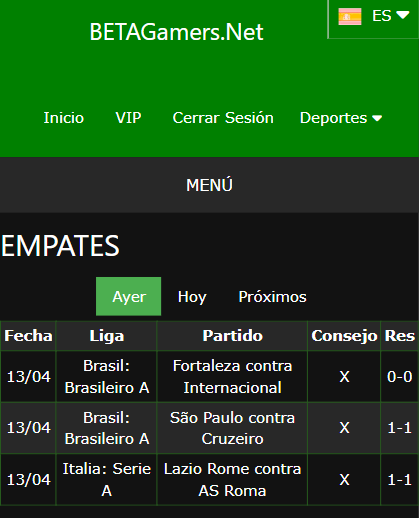 boletas de apuestas ganadoras