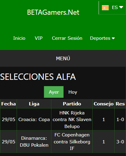 boleto de apuesta vip ganada