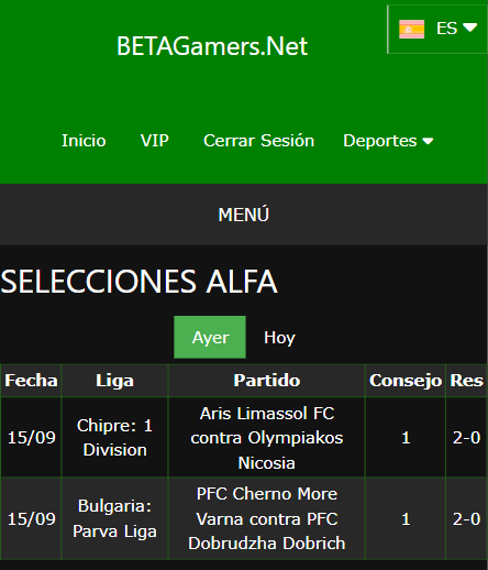 boletas de apuestas ganadoras