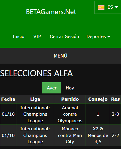 boleto de apuesta vip ganada