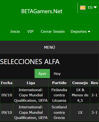 boletas de apuestas ganadoras
