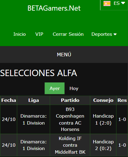 boleto de apuesta vip ganada