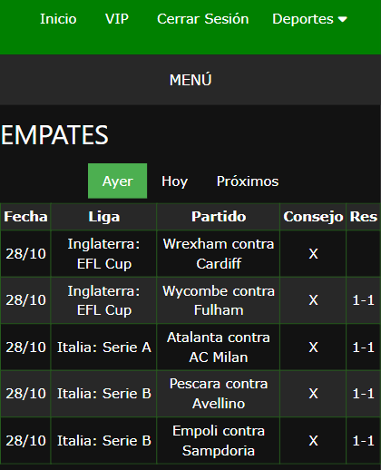 boletas de apuestas ganadoras