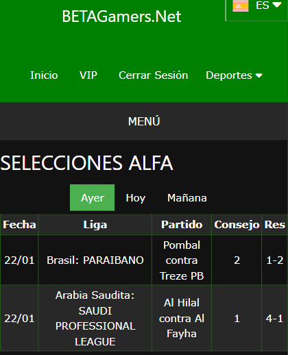 boleto de apuesta vip ganada