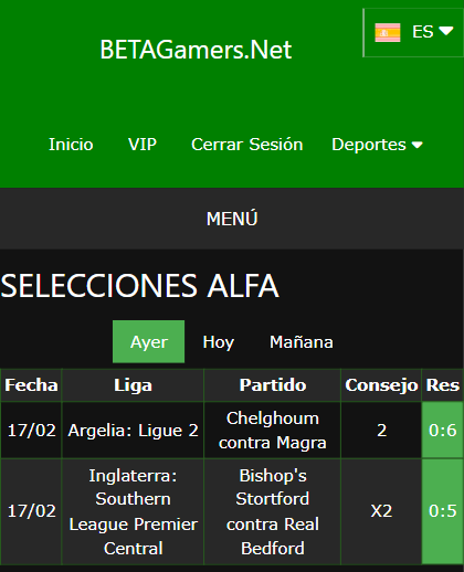boleto de apuesta vip ganada