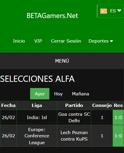 boletas de apuestas ganadoras