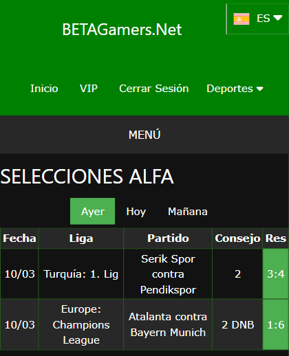 boleto de apuesta vip ganada