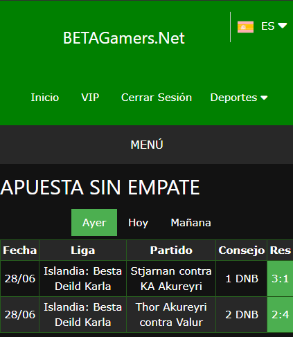 boleto de apuesta vip ganada