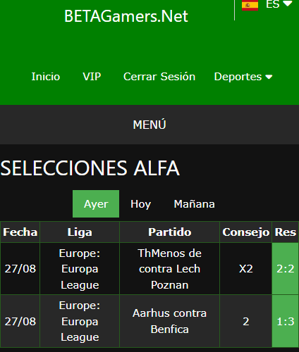 boletas de apuestas ganadoras