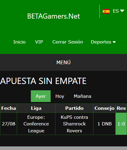 boletas de apuestas ganadoras