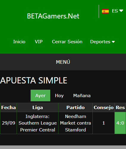 boletas de apuestas ganadoras