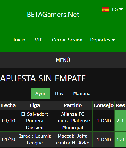 boletas de apuestas ganadoras