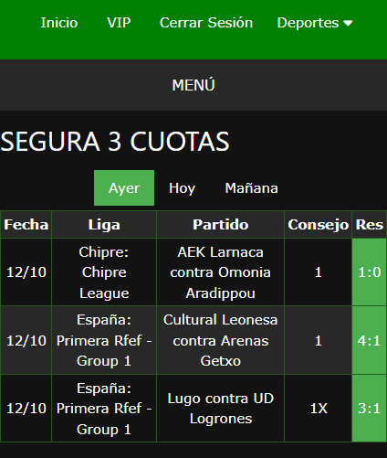 boletas de apuestas ganadoras